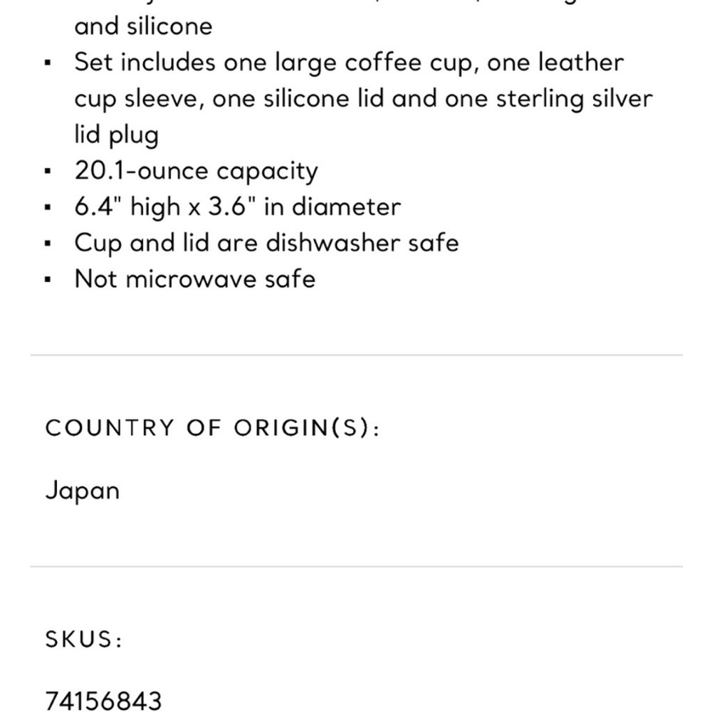 Tiffany & Co. Blue and Brown Travel Cup Set - Picture 2 of 9